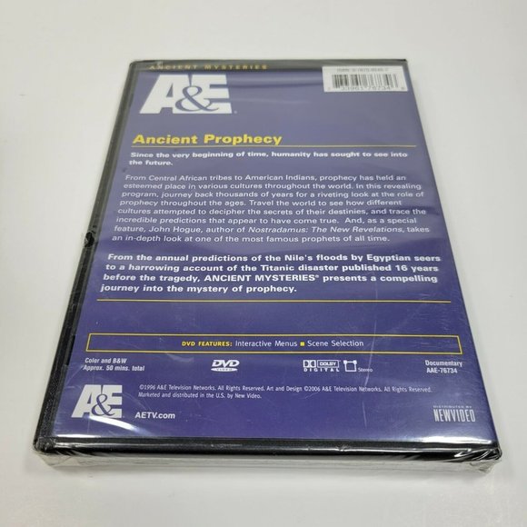 A&E TV - Ancient Mysteries: Ancient Prophecy (NEW SEALED DVD, 2006) Documentary - Picture 2 of 2